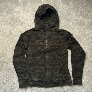 Camo Lululemon Full-Zip Scuba Hoodie